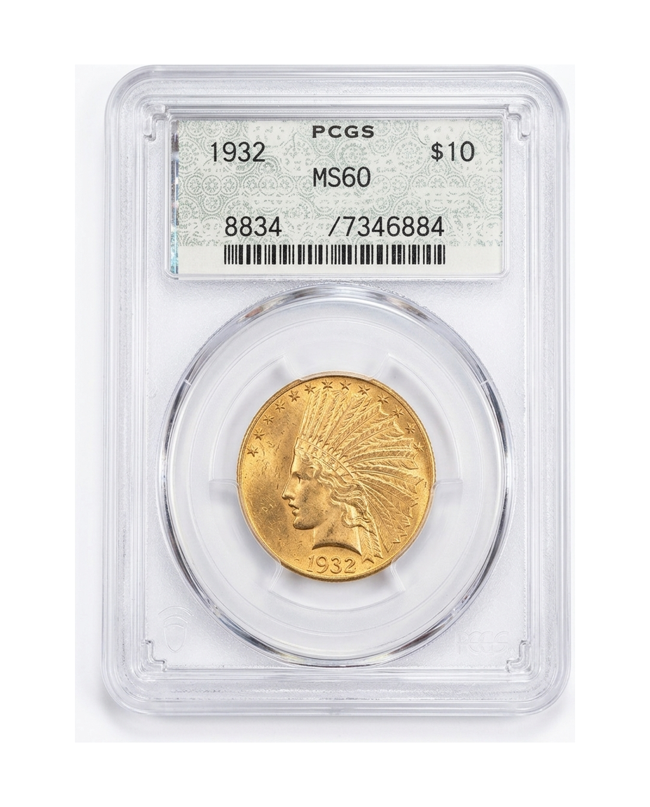 1932 $10 Indian gold, obverse
