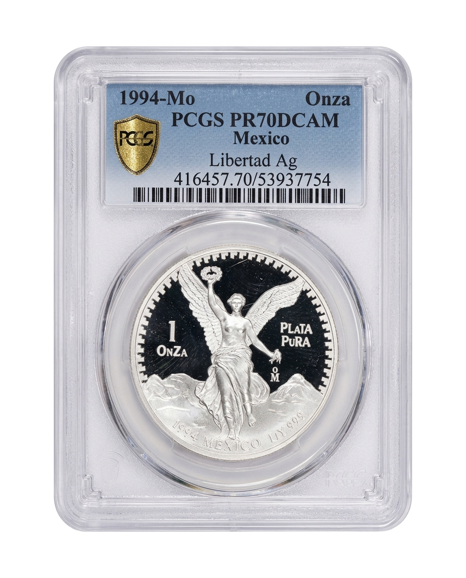 1994-Mo Libertad 1oz silver, obverse